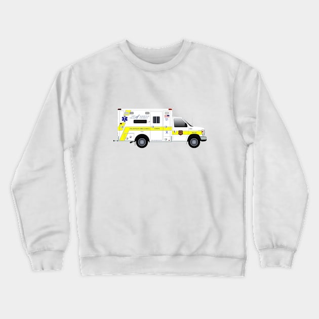 Larchmont Ambulance Crewneck Sweatshirt by BassFishin